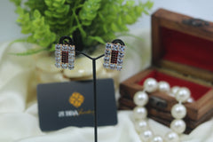 Estele Square design stud earrings for girl/women