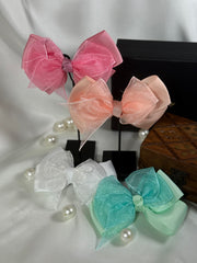 Bow hair pin