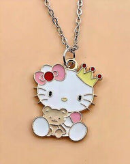 Cute kitty necklace for baby girls