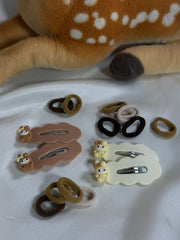 Cute 2 pairs of hair pins and ponies