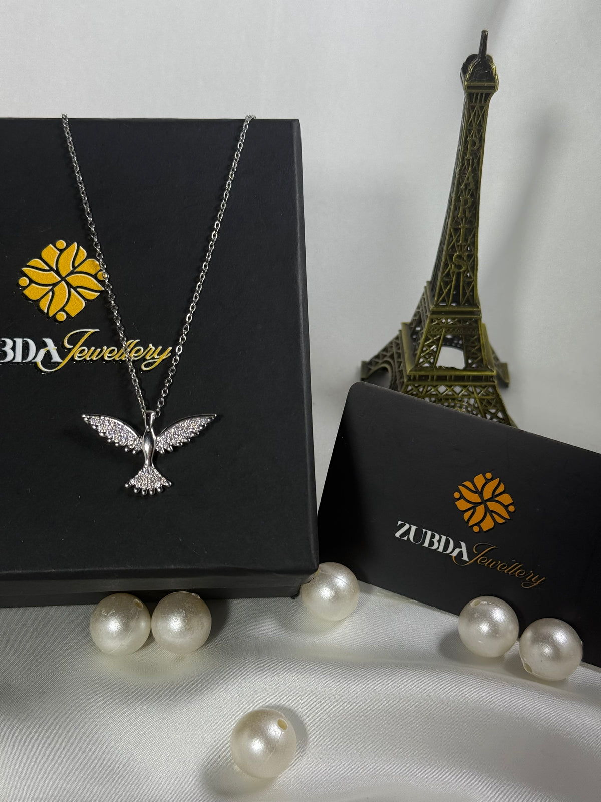 Silver bird Necklace