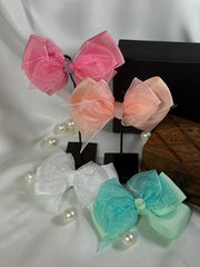 Bow hair pin
