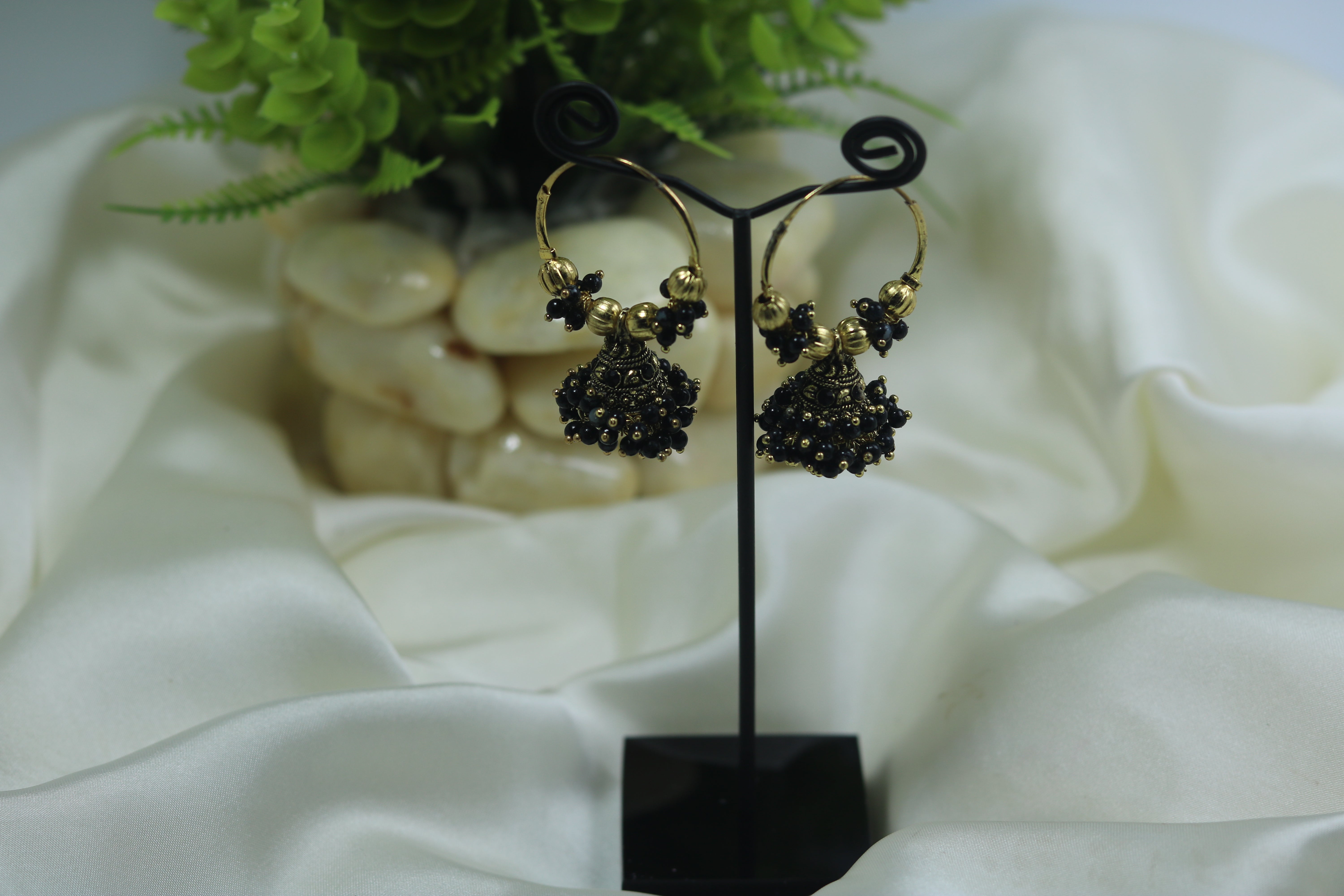 Traditional jumka Bali with pearls for girls/women