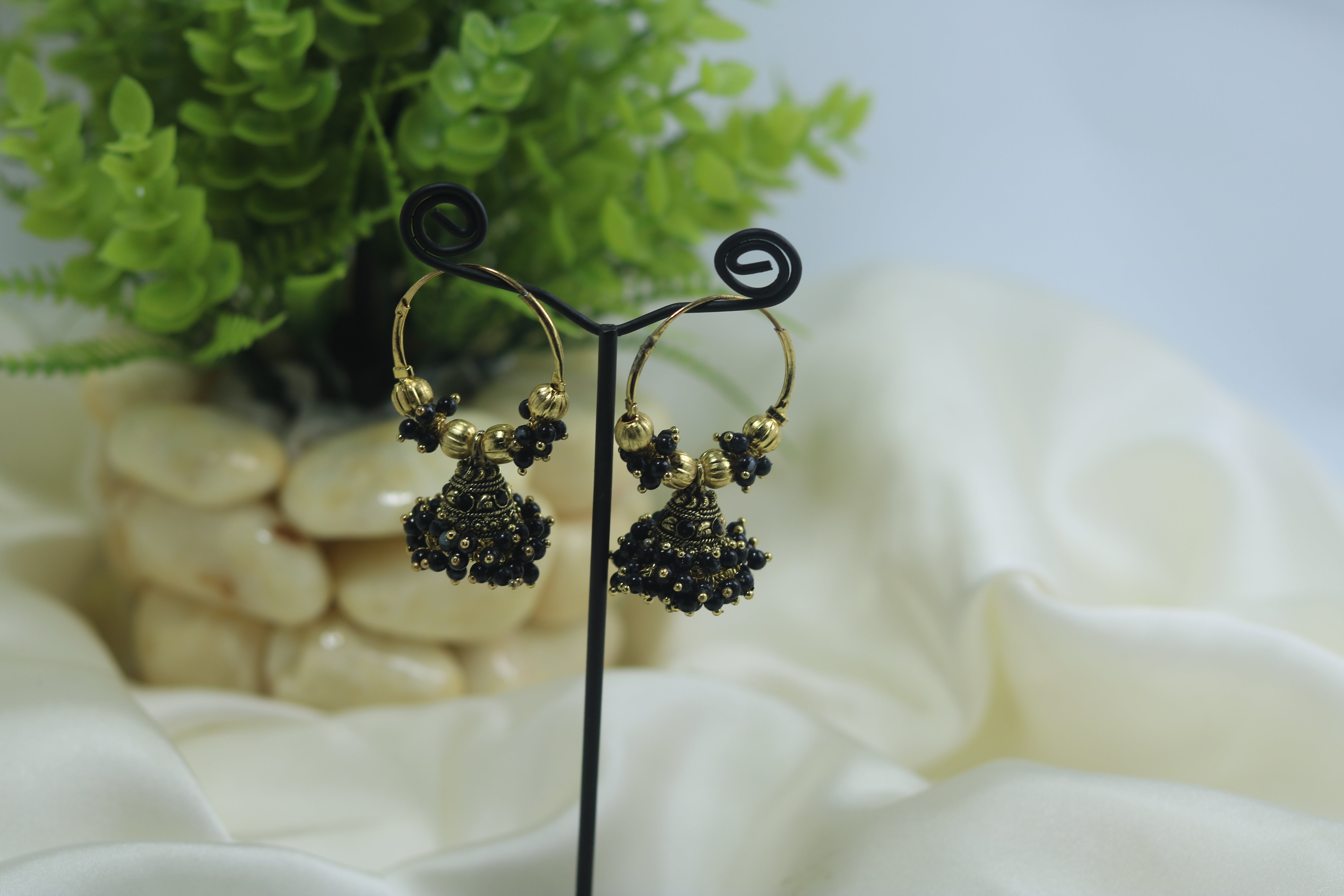 Traditional jumka Bali with pearls for girls/women