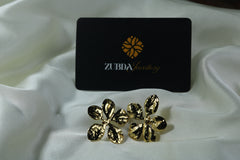 Botanical Flower charm earrings for girls