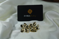 Botanical Flower charm earrings for girls