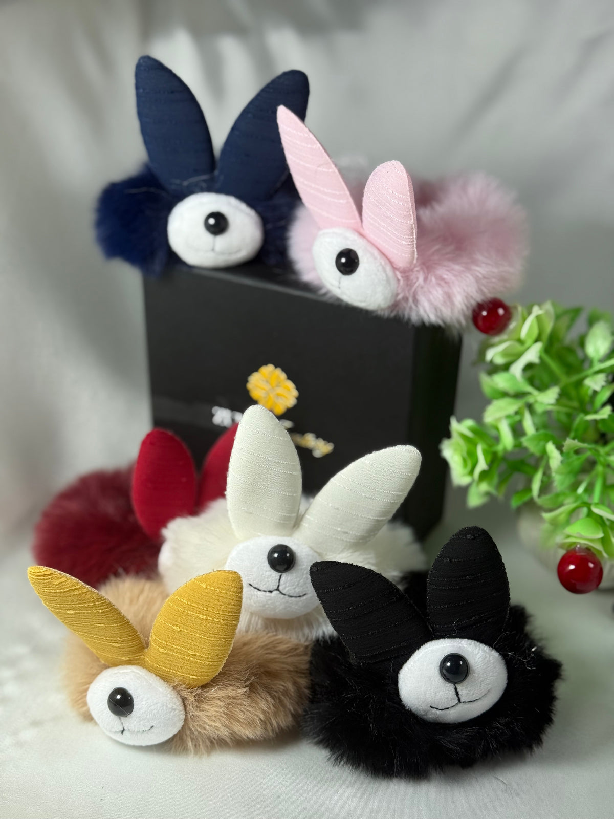 Cute fluffy Rabbit hair pony